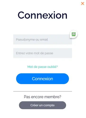 Connexion des membres du LEON CASINO