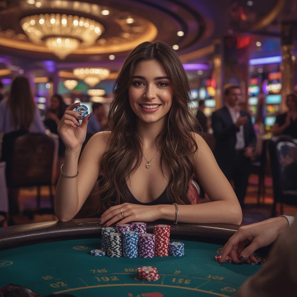 bonus dans les mains d'un homme au casino LEON CASINO