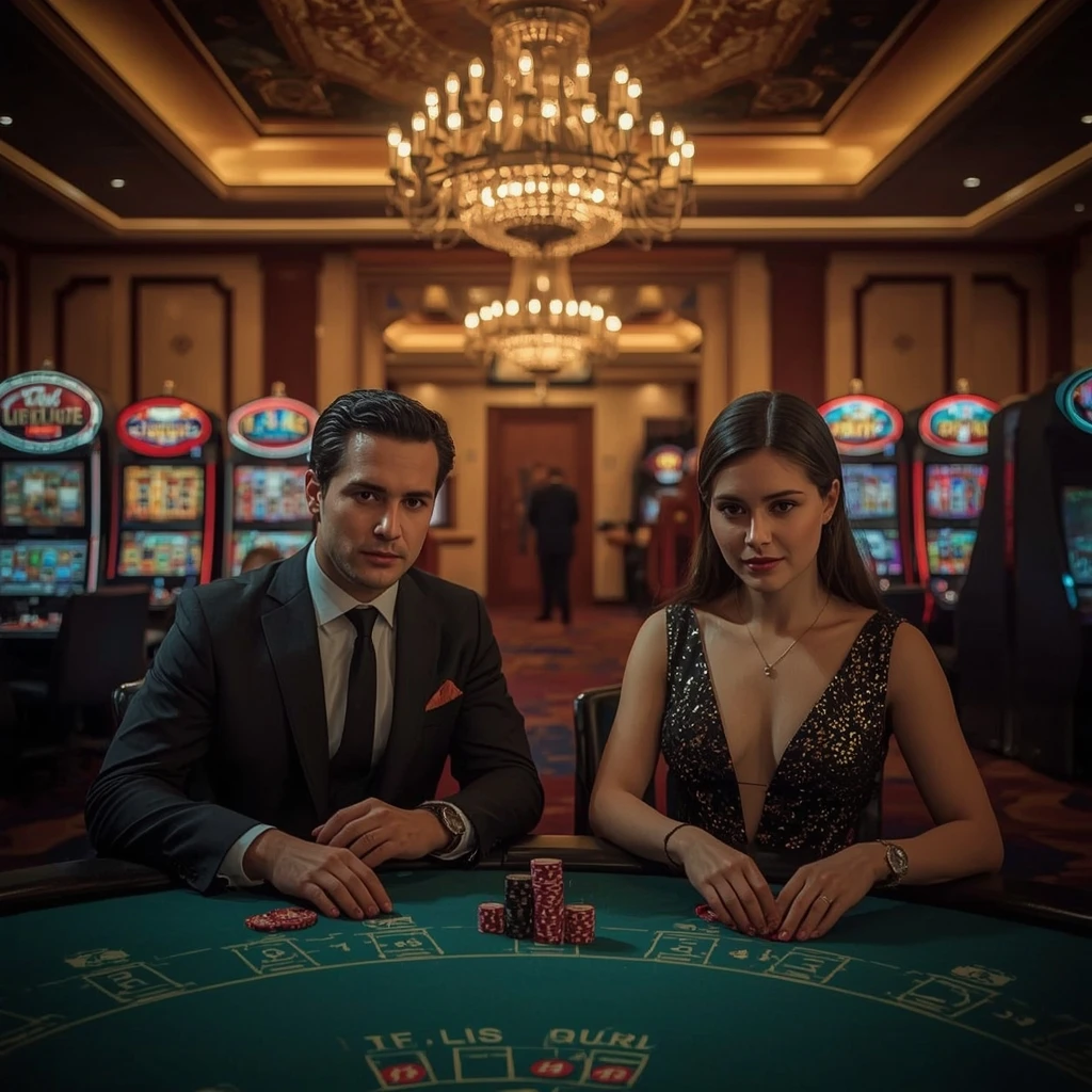 Deux joueurs de poker dans un LEON CASINO
